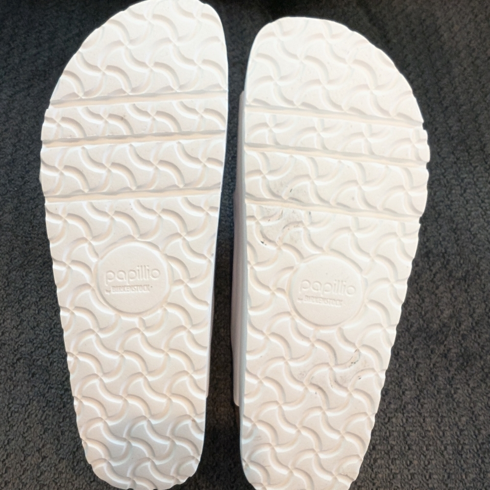 Birkenstock Papillio Arizona Platform Sandals Women's White Slide - Picture 12 of 13